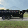 2025 DELCO 83" X 14' GOOSENECK TELESCOPING DUMP TRAILER WITH 4' SIDEWALLS, TARP, RAMPS AND SPARE 14,000 GVWR - Image 9