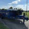 2025 DELCO 83" X 14' DUMP TRAILER WITH TARP, RAMPS AND SPARE MOUNTAIN BLUE 14,000 GVWR - Image 8