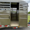 2025 DELCO 6' X 16' BUMPER PULL STOCK TRAILER WESTERN BEIGE 12,000 GVWR - Image 9
