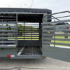 2025 DELCO 6' 8" X 24' BAR TOP GOOSENECK CATTLE STOCK TRAILER GRAY/BLACK 14,000 GVWR - Image 9