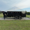 2025 DELCO 83" X 14' GOOSENECK TELESCOPING DUMP TRAILER WITH 4' SIDEWALLS, TARP, RAMPS AND SPARE 14,000 GVWR - Image 11