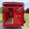 2025 DELCO 6' X 16' BUMPER PULL STOCK TRAILER RED 12,000 GVWR - Image 10