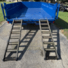 2025 DELCO 83" X 14' DUMP TRAILER WITH TARP, RAMPS AND SPARE MOUNTAIN BLUE 14,000 GVWR - Image 10