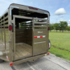 2025 DELCO 6' X 16' BUMPER PULL STOCK TRAILER WESTERN BEIGE 12,000 GVWR - Image 11