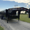2025 DELCO 83" X 14' GOOSENECK TELESCOPING DUMP TRAILER WITH 4' SIDEWALLS, TARP, RAMPS AND SPARE 14,000 GVWR - Image 12