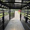 2025 DELCO 6' X 16' BUMPER PULL STOCK TRAILER BLACK 12,000 GVWR - Image 12