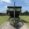 2025 DELCO 83" X 14' TELESCOPING DUMP TRAILER WITH TARP, RAMPS AND SPARE ARMY GREEN 14,000 GVWR - Image 13