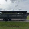2025 DELCO 6' 8" X 24' BAR TOP GOOSENECK CATTLE STOCK TRAILER GRAY/BLACK 14,000 GVWR - Image 3