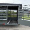 2025 DELCO 6' 8" X 24' BAR TOP GOOSENECK CATTLE STOCK TRAILER GRAY/BLACK 14,000 GVWR - Image 9