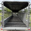2025 DELCO 6' 8" X 24' BAR TOP GOOSENECK CATTLE STOCK TRAILER GRAY/BLACK 14,000 GVWR - Image 13