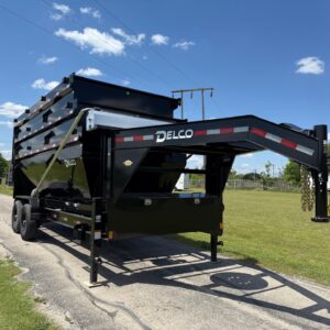 2025 DELCO TRAILERS 16' x 83" ROLL-OFF DUMP TRAILER W/ 3 BINS 16,000 GVWR