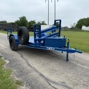 2025 TIGERTX 5' X 8' WELDING TRAILER W/ SPARE 2,995 GVWR BLUE