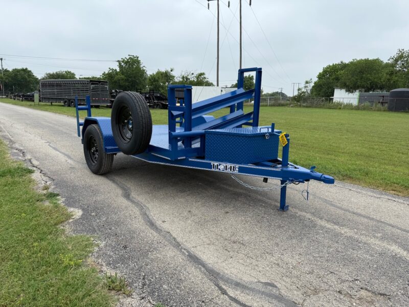 2025 TIGERTX 5' X 8' WELDING TRAILER W/ SPARE 2,995 GVWR BLUE