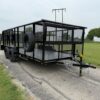 2025 TIGERTX 83" X 16' LANDSCAPE TRAILER W/ STORAGE BOX, WEED EATER RACKS, 4' SIDES AND SPARE 7,000 GVWR - Image 2