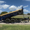 2025 LIBERTY 83" X 14' TELESCOPING DUMP TRAILER WITH TARP, RAMPS AND SPARE NAVY/BLACK 15,400 GVWR - Image 3