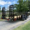2025 TOP HAT 83" X 20' HD SQUARE TOP UTILITY TRAILER 5XM STAND UP RAMPS, SPARE 14,000 GVWR - Image 4
