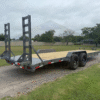 2025 DELCO 83" X 24' BUMPER PULL EQUIPMENT TRAILER WITH STAND UP RAMPS FIGHTER JET GRAY 14,000 GVWR - Image 4