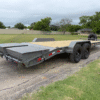 2025 DELCO 83" X 24' BUMPER PULL EQUIPMENT TRAILER WITH MONSTER RAMPS, SPARE FIGHTER JET GRAY 14,000 GVWR - Image 4