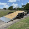 2025 LIBERTY TRAILERS 83" X 22' TILT DECK TRAILER WITH SPARE GRAY/BLACK 17,500 GVWR - Image 4