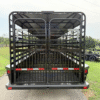 2025 DELCO 6' 8" X 32' BAR TOP GOOSENECK CATTLE STOCK TRAILER BLACK/GREY 21,000 GVWR - Image 5