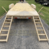 2025 DELCO 83" X 22' BUMPER PULL EQUIPMENT TRAILER WITH STAND UP RAMPS MOJAVE TAN 14,000 GVWR - Image 5