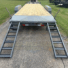 2025 DELCO 83" X 24' BUMPER PULL EQUIPMENT TRAILER WITH STAND UP RAMPS FIGHTER JET GRAY 14,000 GVWR - Image 5