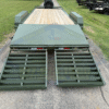 2025 DELCO 83" X 20' BUMPER PULL EQUIPMENT TRAILER WITH MONSTER RAMPS, SPARE ARMY GREEN 14,000 GVWR - Image 5