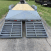 2025 DELCO 83" X 24' BUMPER PULL EQUIPMENT TRAILER WITH MONSTER RAMPS, SPARE FIGHTER JET GRAY 14,000 GVWR - Image 5