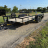 2021 BIG TEX 83" X 16' PIPE TOP TRAILER WITH SLIDE OUT RAMPS W/ SPARE 7,000 GVWR - Image 6