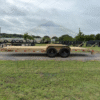 2025 DELCO 83" X 22' BUMPER PULL EQUIPMENT TRAILER WITH STAND UP RAMPS MOJAVE TAN 14,000 GVWR - Image 6