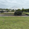 2025 DELCO 83" X 20' BUMPER PULL EQUIPMENT TRAILER WITH MONSTER RAMPS, SPARE ARMY GREEN 14,000 GVWR - Image 6