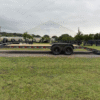2025 DELCO 83" X 24' BUMPER PULL EQUIPMENT TRAILER WITH MONSTER RAMPS, SPARE FIGHTER JET GRAY 14,000 GVWR - Image 6