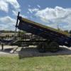 2025 LIBERTY 83" X 14' TELESCOPING DUMP TRAILER WITH TARP, RAMPS AND SPARE NAVY/BLACK 15,400 GVWR - Image 6