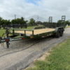 2025 DELCO 83" X 20' BUMPER PULL EQUIPMENT TRAILER WITH STAND UP RAMPS ARMY GREEN 14,000 GVWR - Image 7