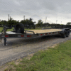 2025 DELCO 83" X 24' BUMPER PULL EQUIPMENT TRAILER WITH MONSTER RAMPS, SPARE FIGHTER JET GRAY 14,000 GVWR - Image 7