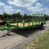 2025 LIBERTY 78" X 14' SINGLE AXLE TRAILER W/ DOVE TAIL, RAMP GATE, SPARE LIME GREEN 2,990 GVWR - Image 7
