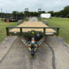 2025 DELCO 83" X 20' BUMPER PULL EQUIPMENT TRAILER WITH STAND UP RAMPS ARMY GREEN 14,000 GVWR - Image 8