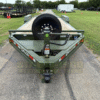 2025 DELCO 83" X 20' BUMPER PULL EQUIPMENT TRAILER WITH MONSTER RAMPS, SPARE ARMY GREEN 14,000 GVWR - Image 8