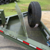 2025 DELCO 83" X 20' BUMPER PULL EQUIPMENT TRAILER WITH MONSTER RAMPS, SPARE ARMY GREEN 14,000 GVWR - Image 9