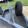 2025 DELCO 83" X 24' BUMPER PULL EQUIPMENT TRAILER WITH MONSTER RAMPS, SPARE FIGHTER JET GRAY 14,000 GVWR - Image 9