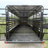 2025 DELCO 6' 8" X 32' BAR TOP GOOSENECK CATTLE STOCK TRAILER BLACK/GREY 21,000 GVWR - Image 12