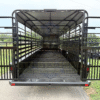 2025 DELCO 6' 8" X 32' BAR TOP GOOSENECK CATTLE STOCK TRAILER BLACK/GREY 21,000 GVWR - Image 13