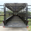 2025 DELCO 6' 8" X 32' BAR TOP GOOSENECK CATTLE STOCK TRAILER BLACK/GREY 21,000 GVWR - Image 14