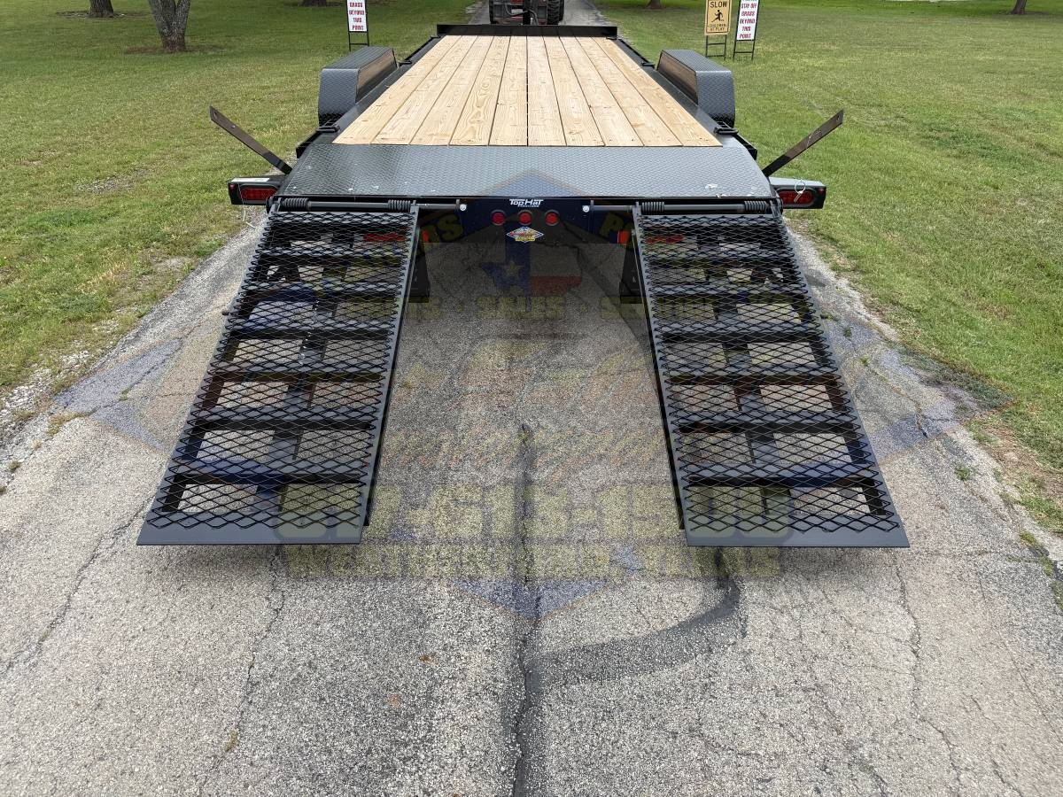 2026 TOP HAT 83" X 22' EQUIPMENT TRAILER W/ WIDE STAND UP RAMPS, SPARE 14,000 GVWR - Image 5