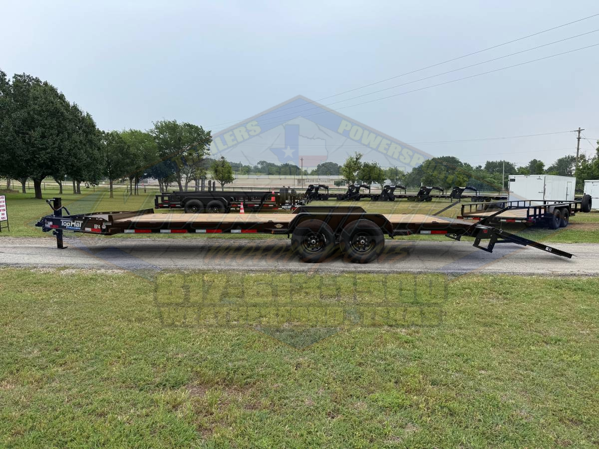 2026 TOP HAT 83" X 22' EQUIPMENT TRAILER W/ WIDE STAND UP RAMPS, SPARE 14,000 GVWR - Image 6