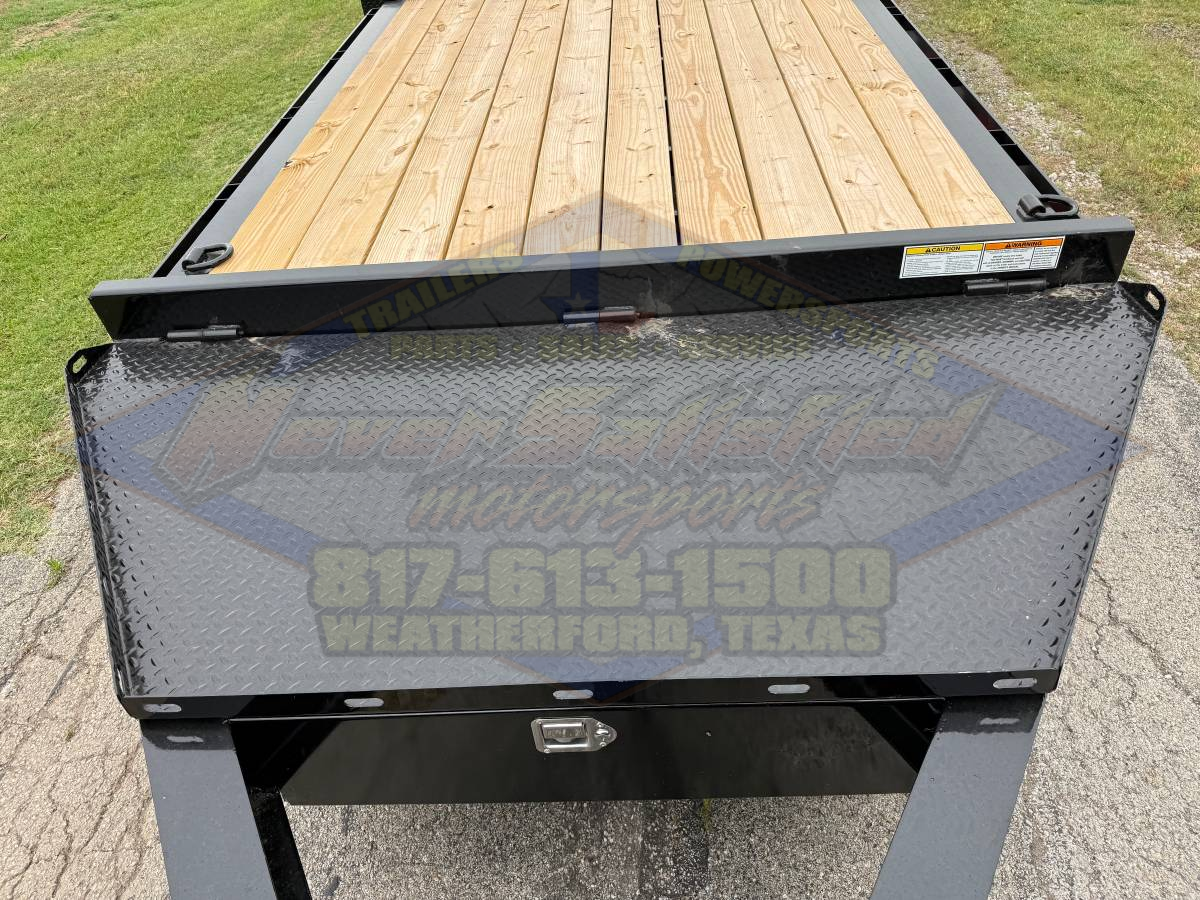 2026 TOP HAT 83" X 22' EQUIPMENT TRAILER W/ WIDE STAND UP RAMPS, SPARE 14,000 GVWR - Image 9