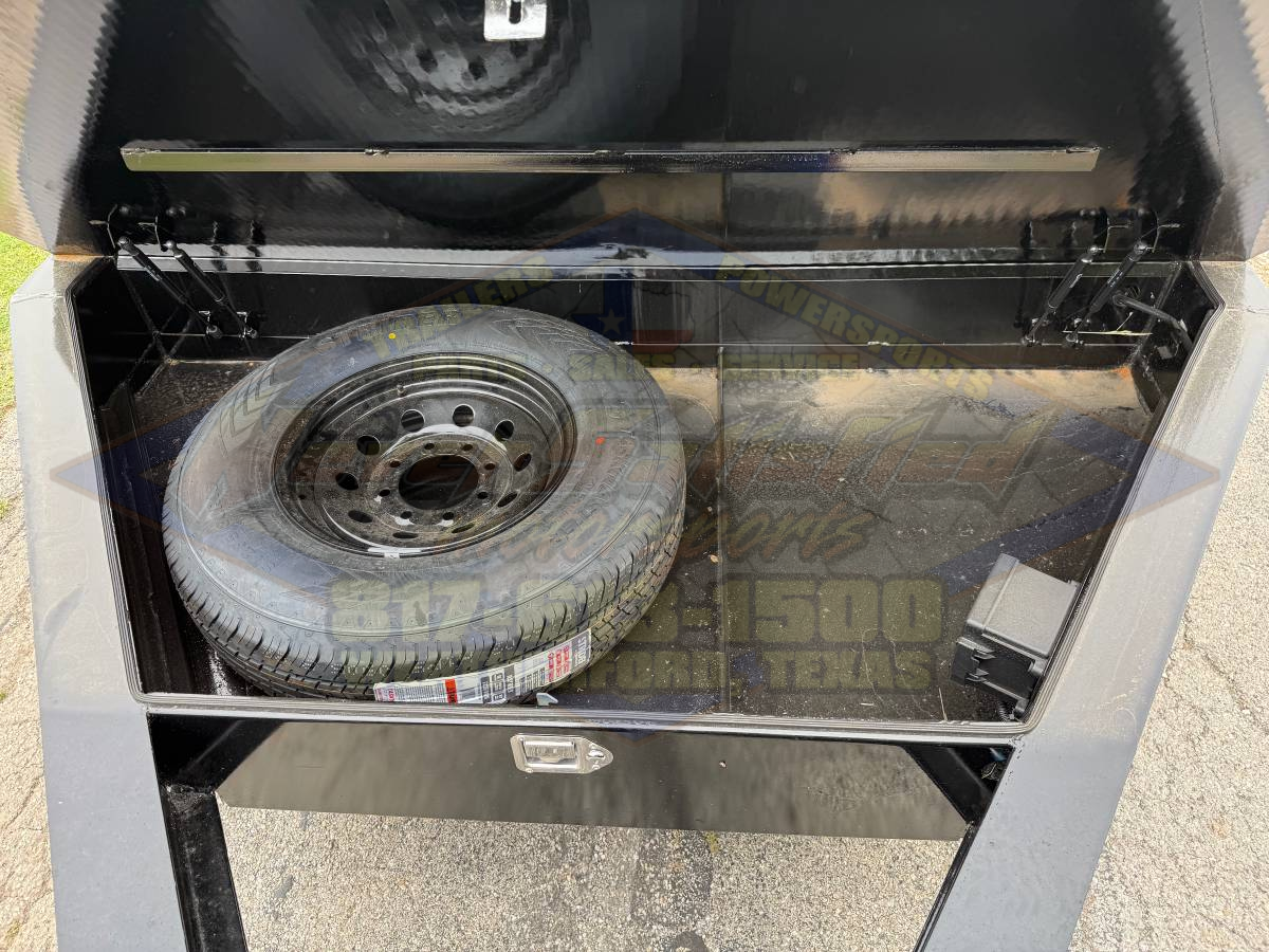 2026 TOP HAT 83" X 22' EQUIPMENT TRAILER W/ WIDE STAND UP RAMPS, SPARE 14,000 GVWR - Image 10