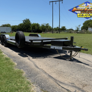 2025 MP CUSTOMS 83″ X 20′ ALL STEEL HD CAR HAULER, ATP PACKAGE W/ SPARE 9,990 GVWR