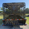 2026 DELCO 6′ 8″ X 24′ BAR TOP GOOSENECK CATTLE STOCK TRAILER 14K-GVWR  BLACK/GRAY - Image 5