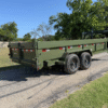 2026 DELCO 83" X 16' GOOSENECK TELESCOPING DUMP TRAILER WITH 2' SIDEWALLS, TARP, RAMPS AND SPARE 14,000 GVWR - Image 7
